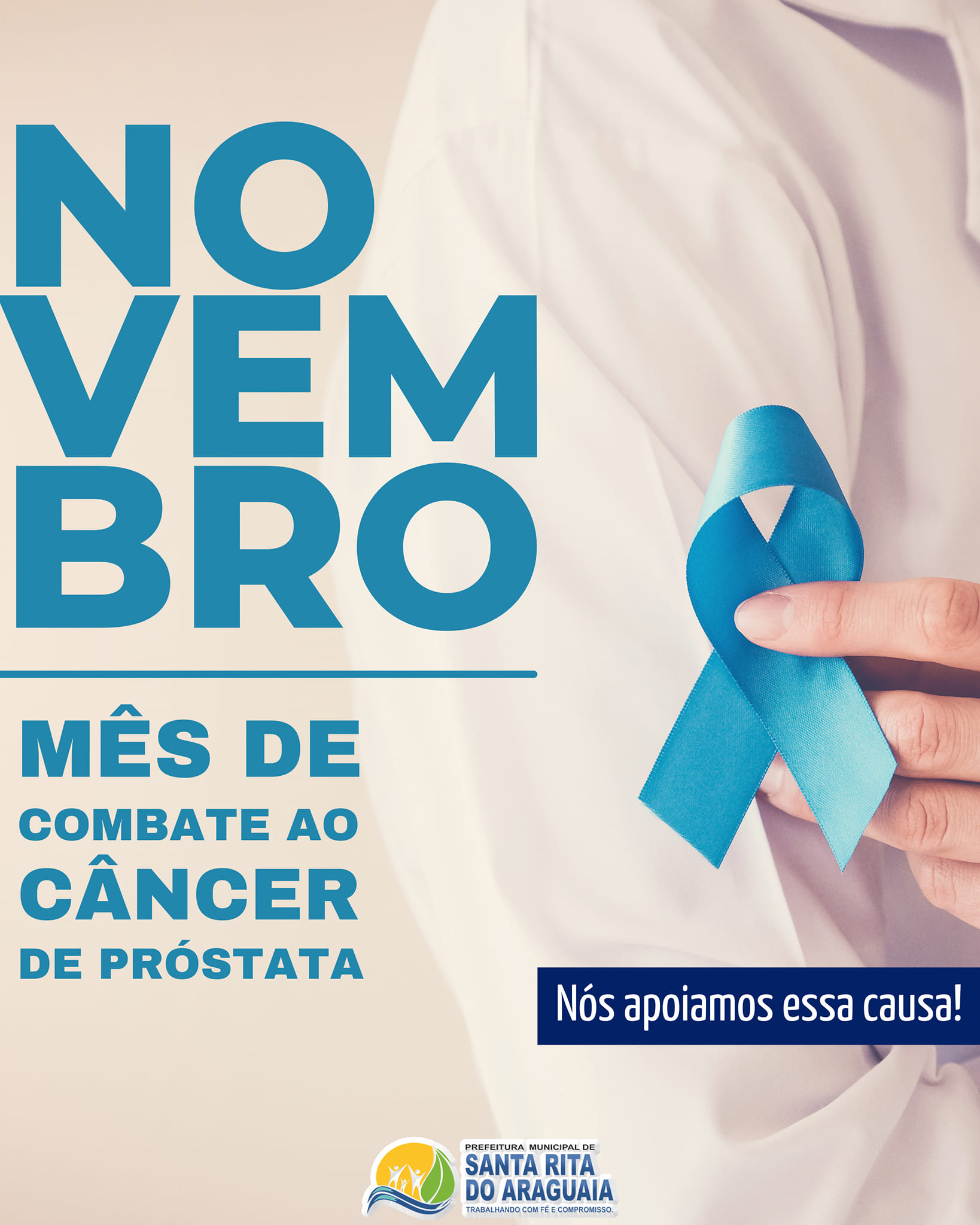 Novembro Mês de combate ao câncer de próstata